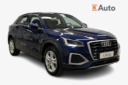 sininen Audi Q2 2024 kuva 1.