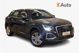 sininen Audi Q2 2024 kuva 1.
