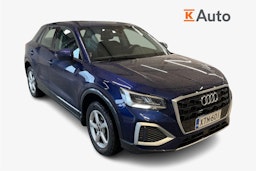 sininen Audi Q2 2024 kuva 1.