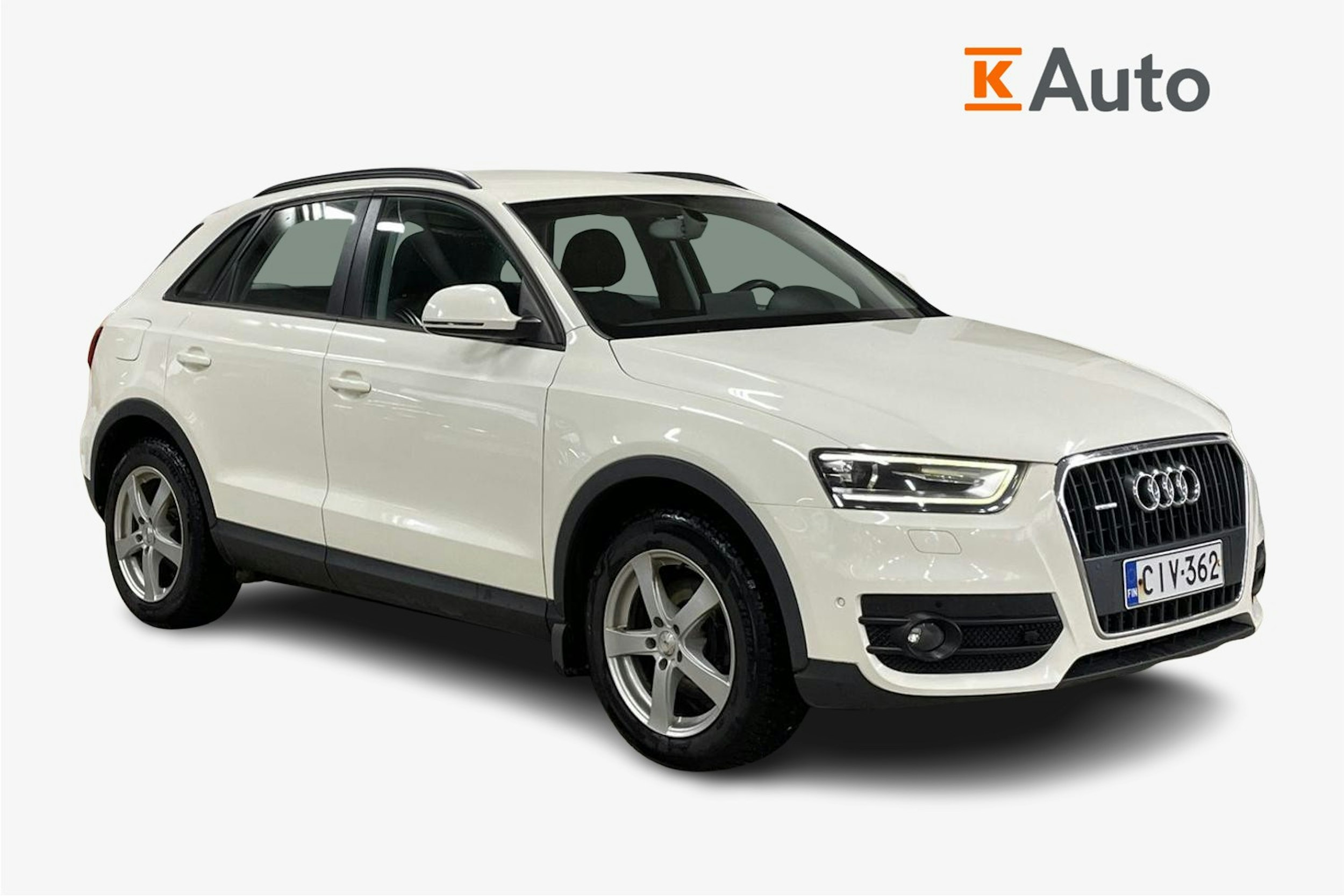 valkoinen Audi Q3 2012 kuva 1.
