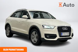 valkoinen Audi Q3 2012 kuva 1.