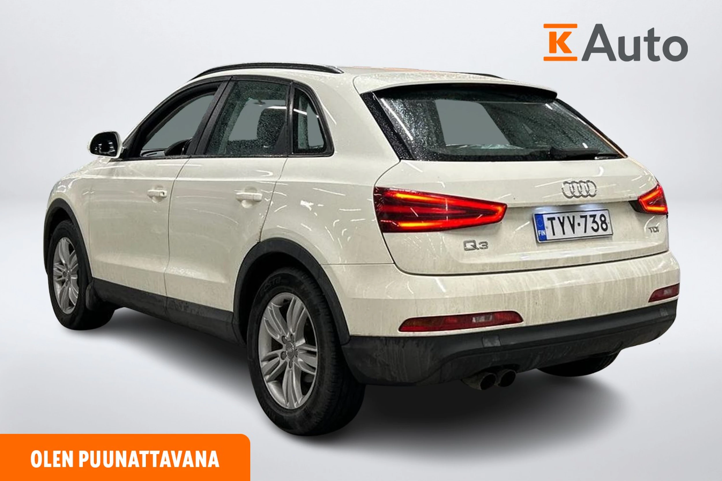 valkoinen Audi Q3 2012 kuva 2.