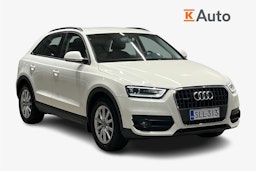 Valkoinen Audi Q3 2014 kuva 1.