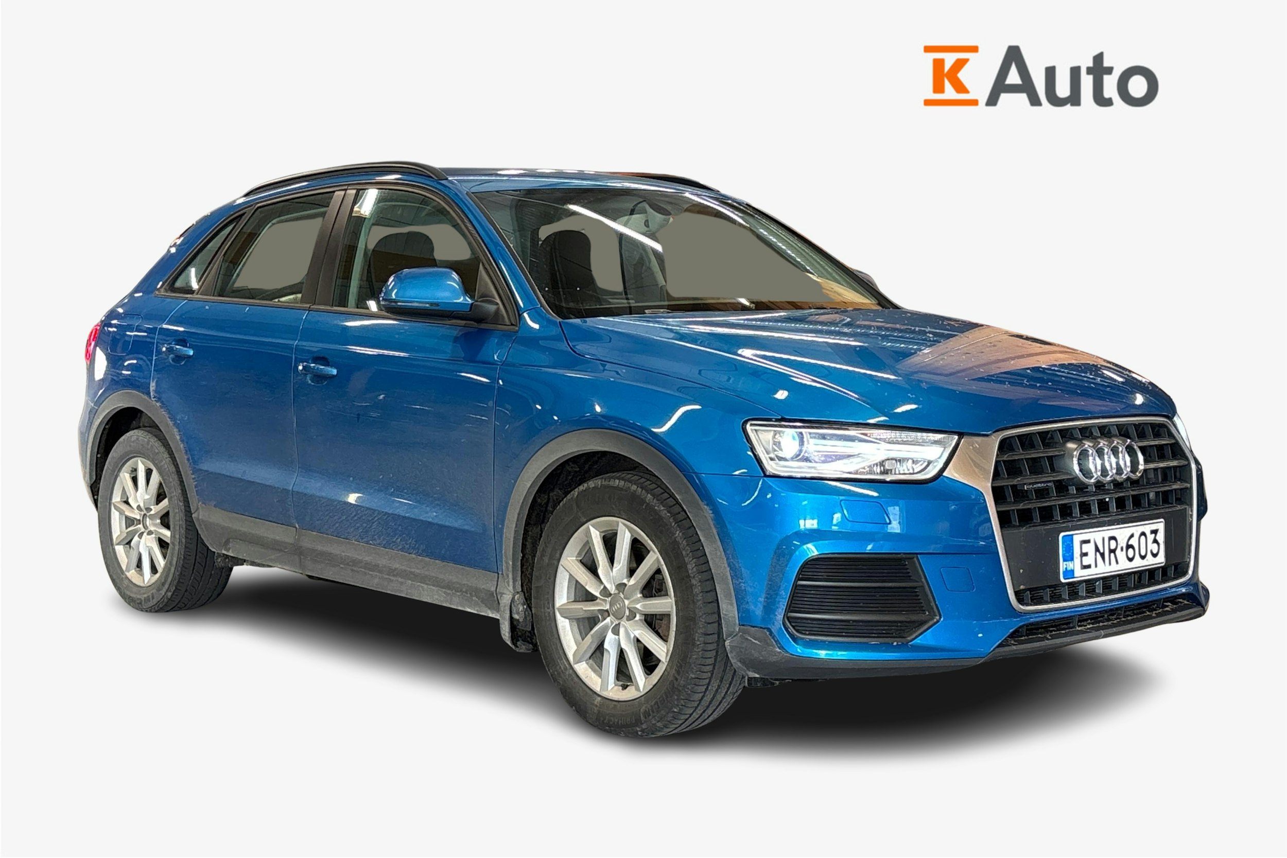sininen Audi Q3 2015 kuva 1.