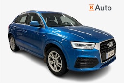 Sininen Audi Q3 2015 kuva 1.