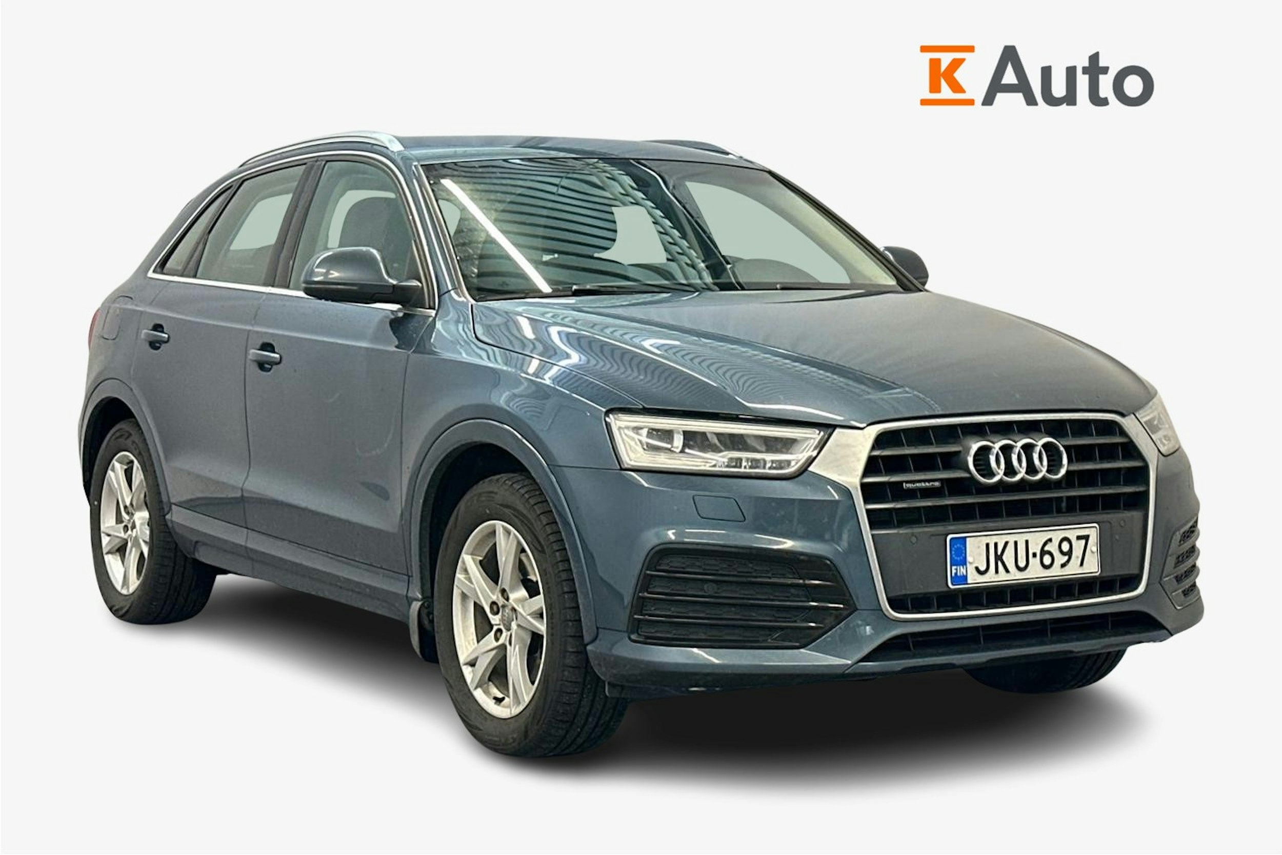 sininen Audi Q3 2018 kuva 1.