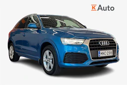 Sininen Audi Q3 2018 kuva 1.