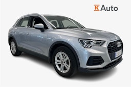 Harmaa Audi Q3 2019 kuva 1.