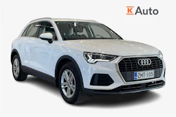 valkoinen Audi Q3 2019 kuva 1.