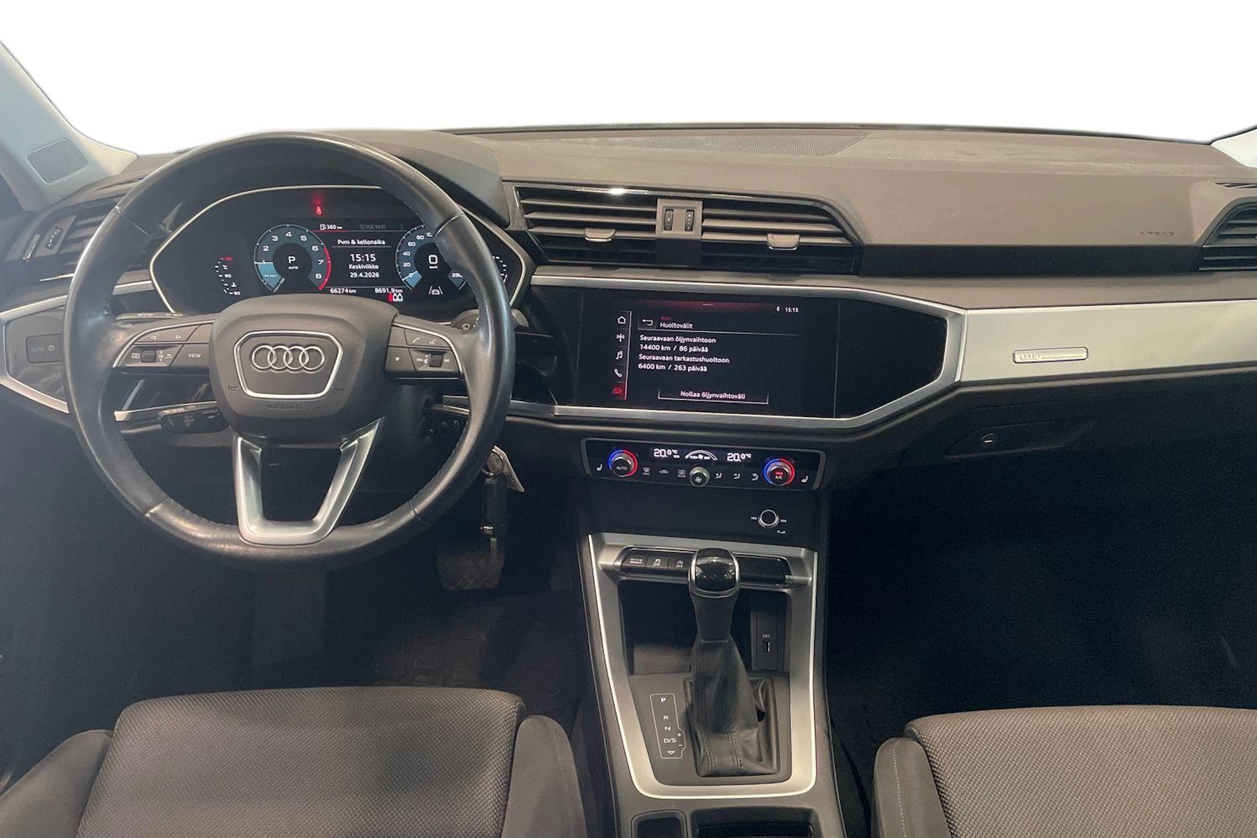 valkoinen Audi Q3 2019 kuva 9.