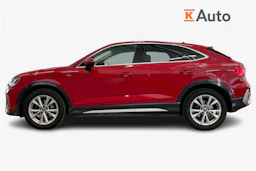punainen Audi Q3 2020 kuva 7.