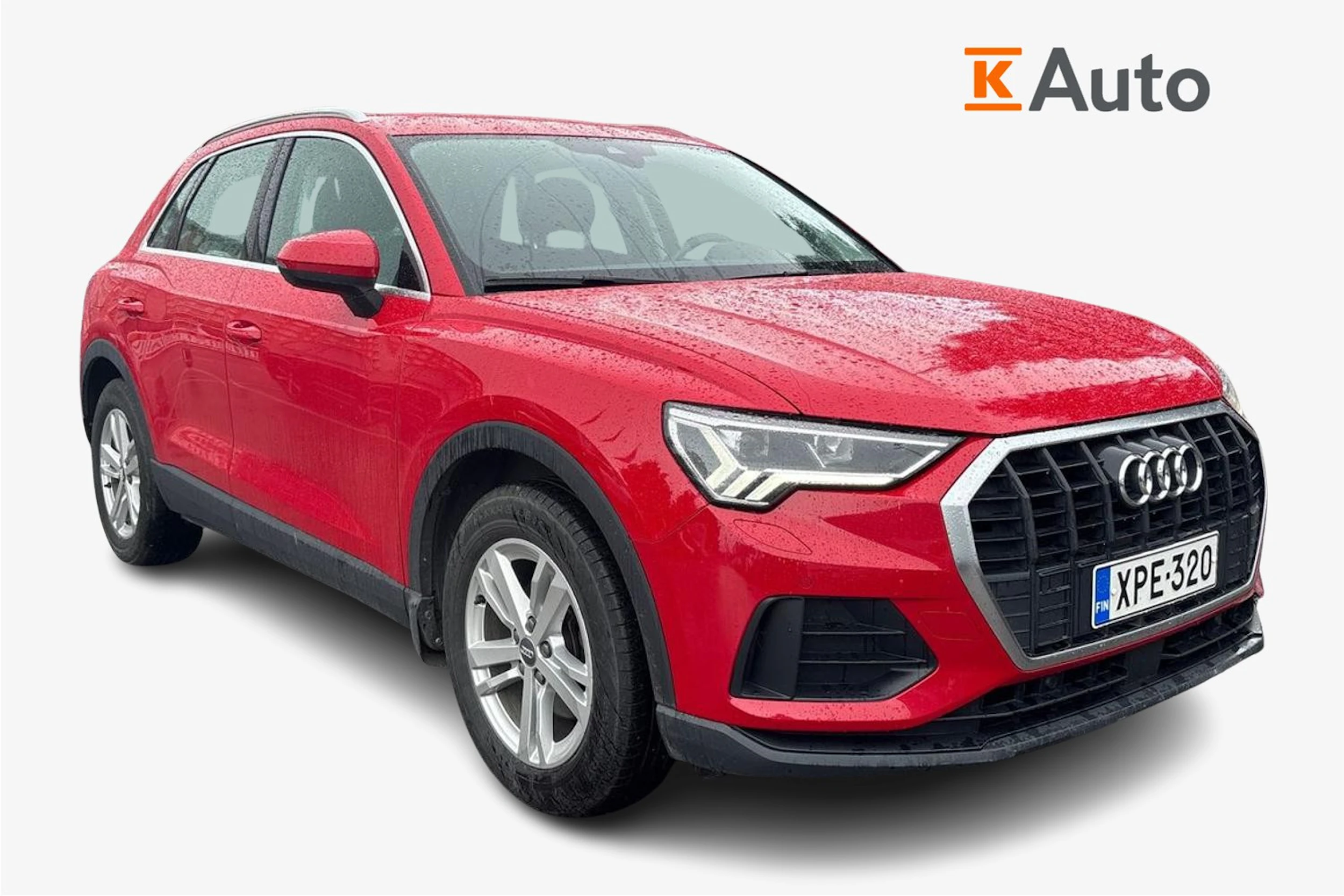 punainen Audi Q3 2020 kuva 1.