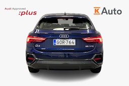 sininen Audi Q3 2021 kuva 3.