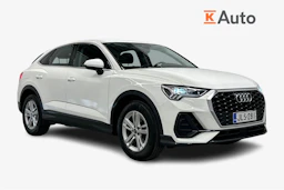 valkoinen Audi Q3 2021 kuva 1.