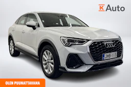 valkoinen Audi Q3 2021 kuva 1.