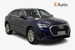 sininen Audi Q3 2021 kuva 1.