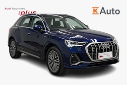 sininen Audi Q3 2022 kuva 1.