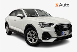 valkoinen Audi Q3 2022 kuva 1.