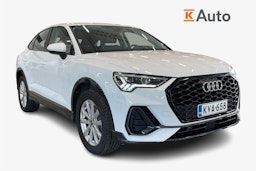 valkoinen Audi Q3 2022 kuva 1.