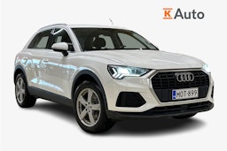 valkoinen Audi Q3 2022 kuva 1.