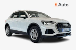 valkoinen Audi Q3 2022 kuva 1.