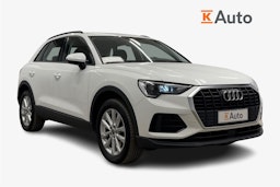 valkoinen Audi Q3 2023 kuva 1.