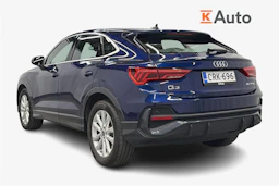 sininen Audi Q3 2023 kuva 3.