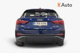sininen Audi Q3 2023 kuva 4.