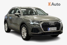 harmaa Audi Q3 2023 kuva 1.