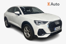 valkoinen Audi Q3 2023 kuva 1.