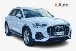 valkoinen Audi Q3 2023 kuva 1.