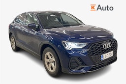 sininen Audi Q3 2023 kuva 1.