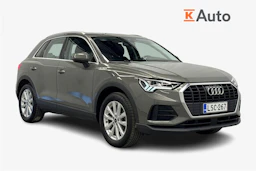 harmaa Audi Q3 2023 kuva 1.