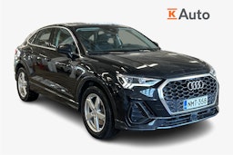 musta Audi Q3 2023 kuva 1.