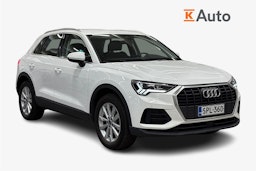 valkoinen Audi Q3 2023 kuva 1.