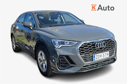 harmaa Audi Q3 2023 kuva 1.