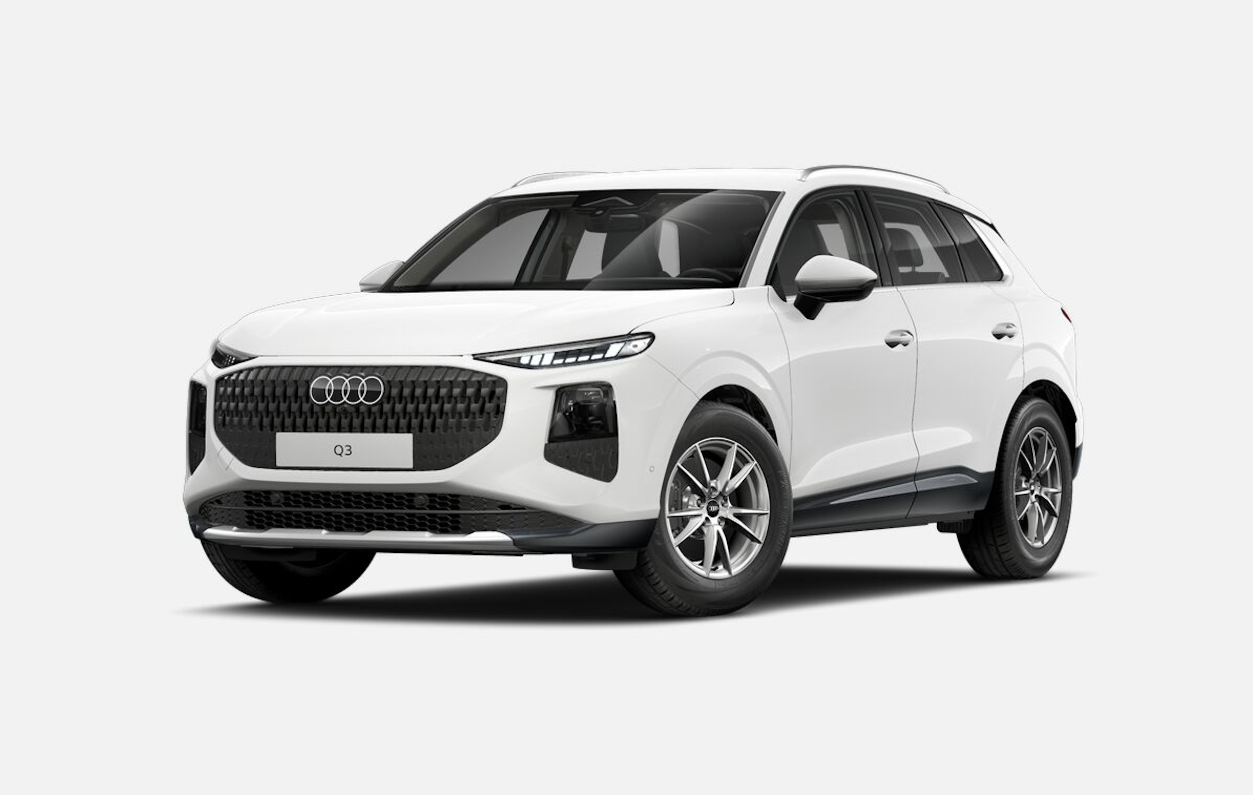 valkoinen Audi Q3 2025 kuva 1.