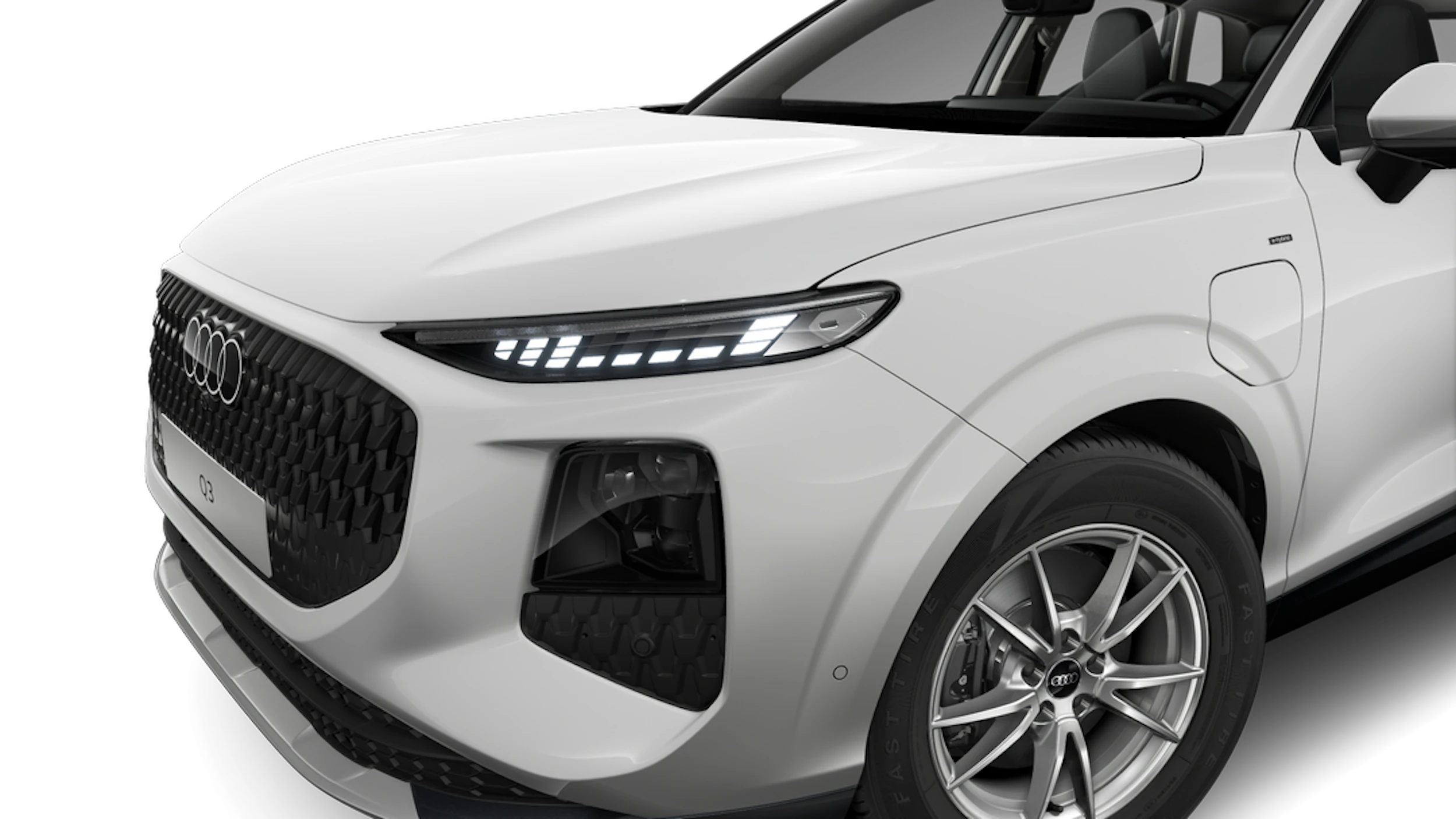 Arkona-valkoinen Audi Q3 2026 kuva 6.