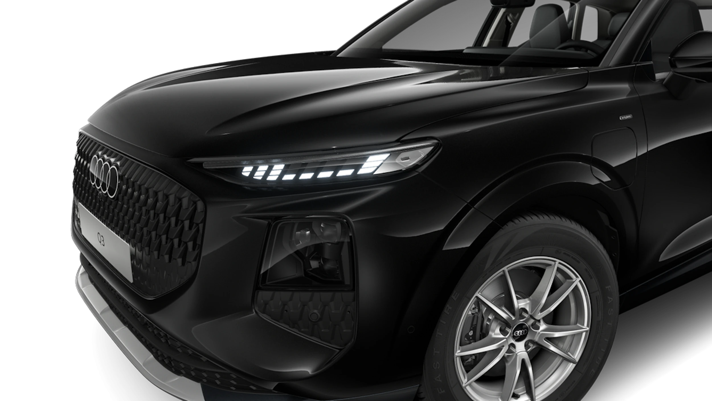 Mythos-musta, metalliväri Audi Q3 2026 kuva 6.