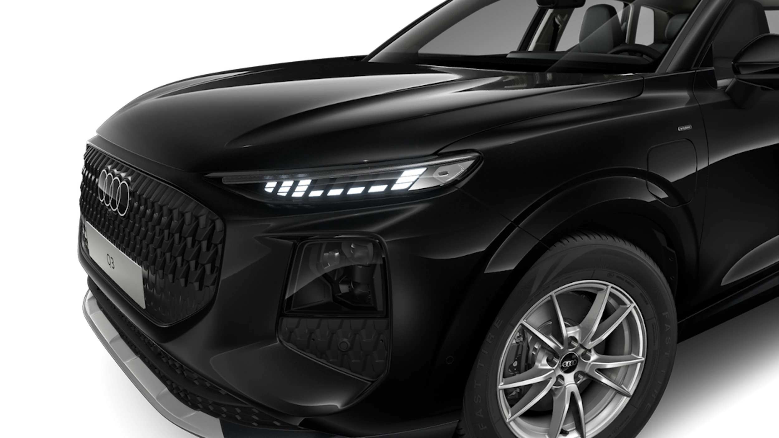 Mythos-musta, metalliväri Audi Q3 2026 kuva 6.