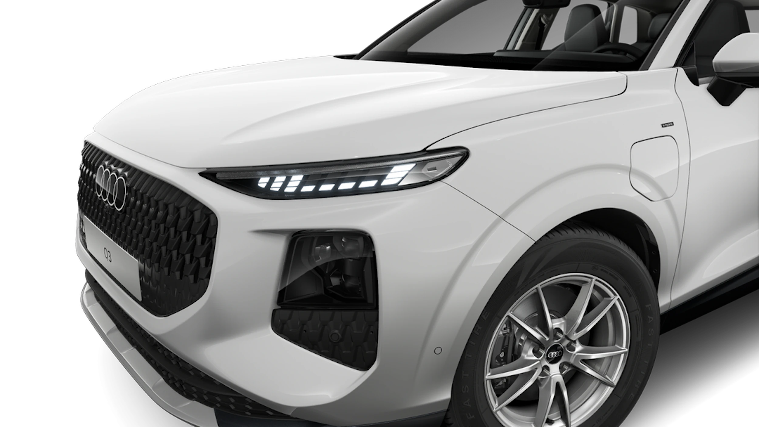 Arkona-valkoinen Audi Q3 2026 kuva 6.