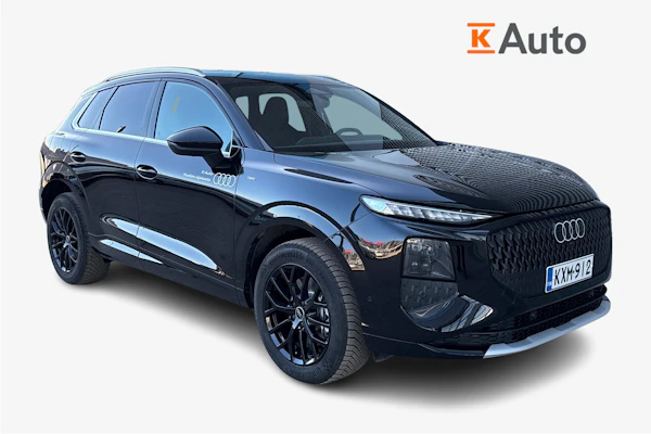 Audi Q3 e-hybrid 200 kW | Vetokoukku | S line-sisätilapaketti | Urheiluistuimet | DC-lataus | Mythos-musta