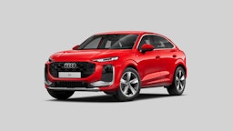 punainen Audi Q3 2026 kuva 1.
