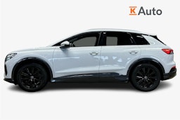 valkoinen Audi Q4 e-tron 2021 kuva 5.