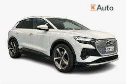 valkoinen Audi Q4 e-tron 2021 kuva 1.