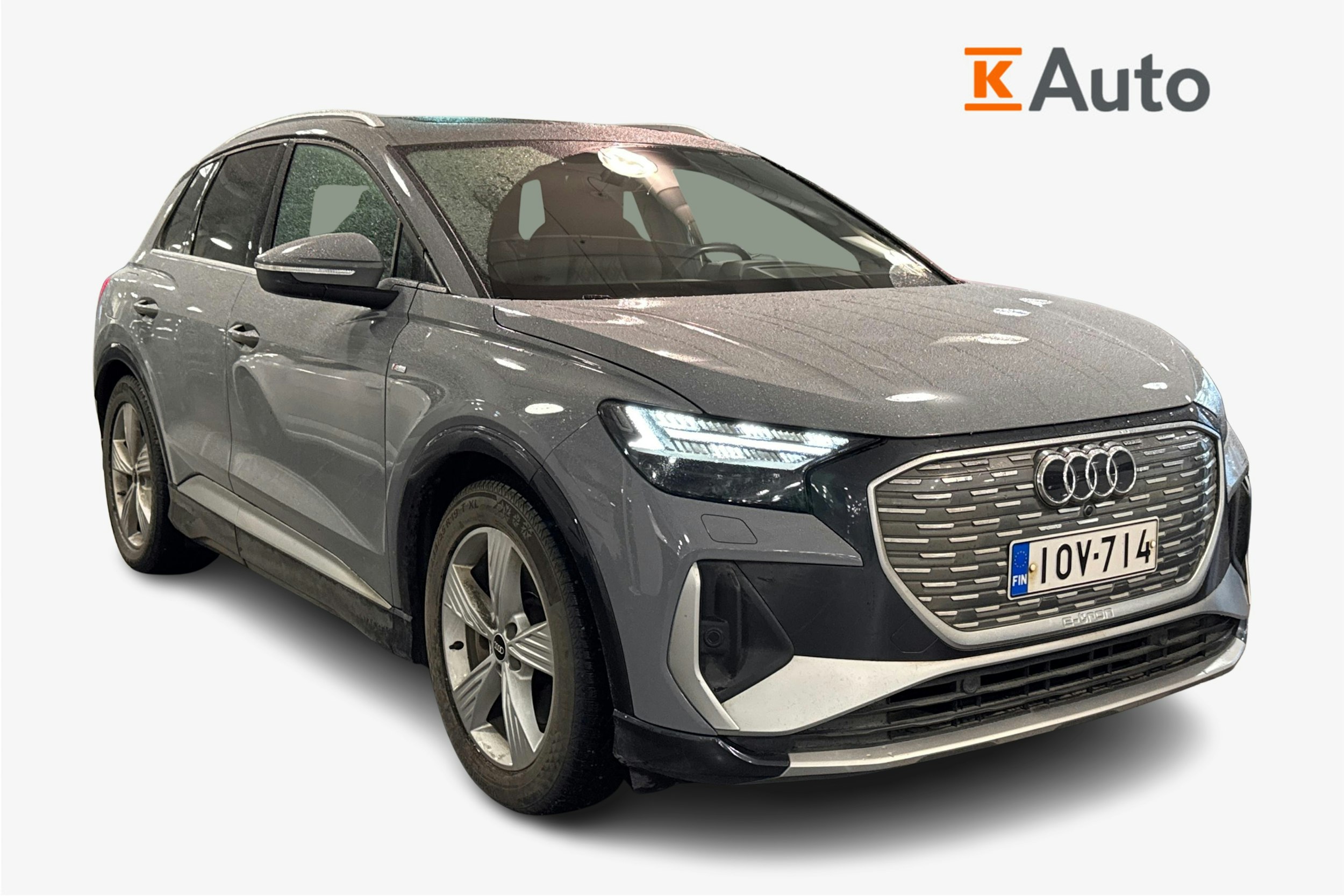 Harmaa Audi Q4 e-tron 2022 kuva 1.
