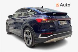 Sininen Audi Q4 e-tron 2022 kuva 3.