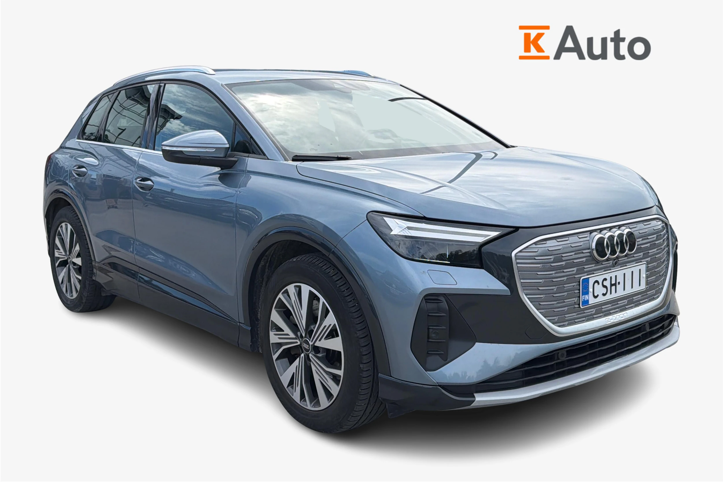 sininen Audi Q4 e-tron 2022 kuva 1.