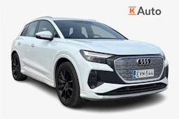 valkoinen Audi Q4 e-tron 2022 kuva 1.