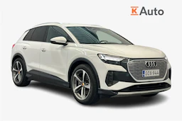 valkoinen Audi Q4 e-tron 2022 kuva 1.